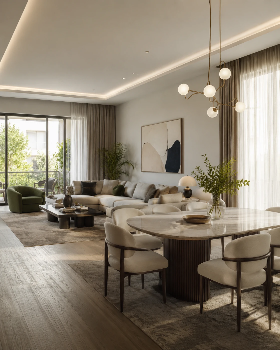 Apartment living and dining room products