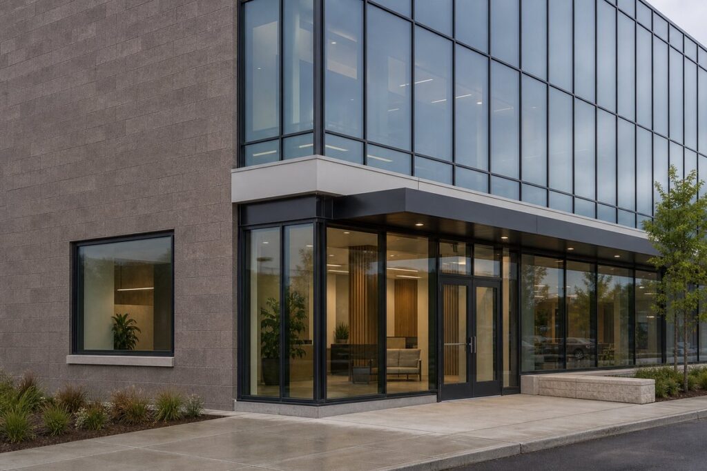 Fixed window, storefront, and curtain wall