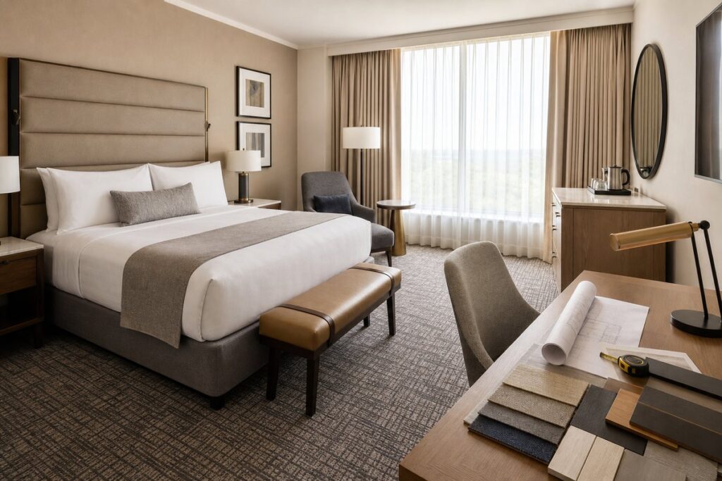 Hotel guestroom FF&E scope