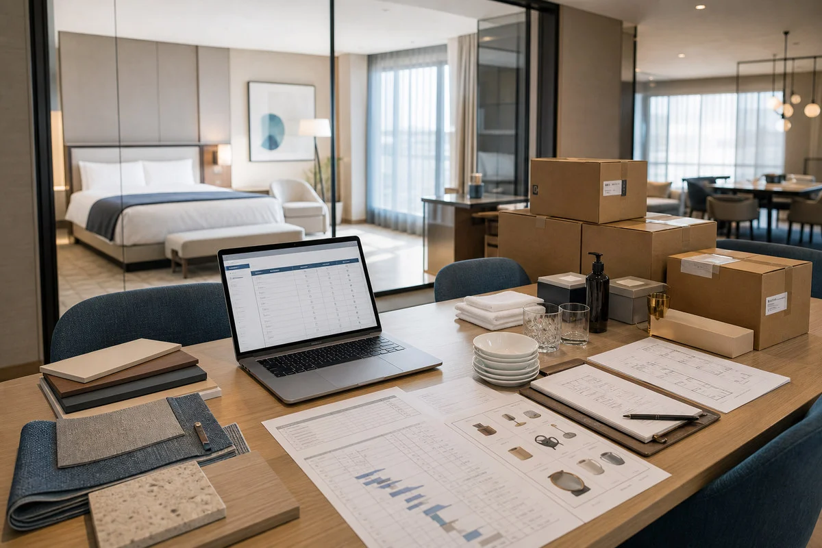Hotel OS&E procurement planning
