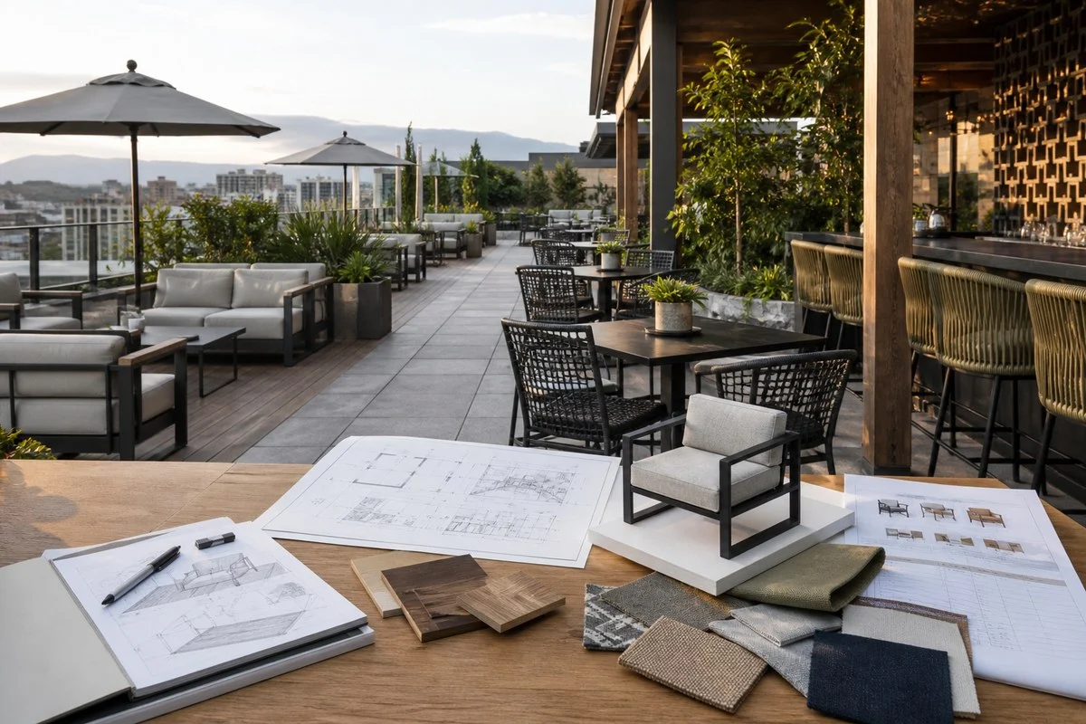 Hotel patio furniture manufacturer planning