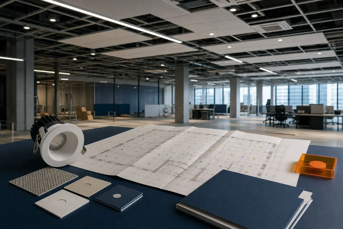 Office lighting design procurement package