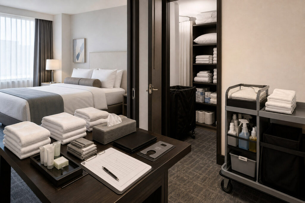 Hotel guestroom OS&E scope
