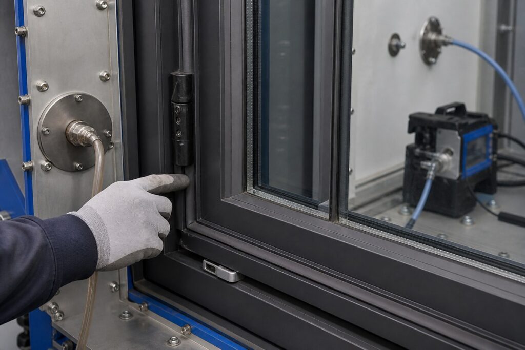 Window assembly air leakage path review