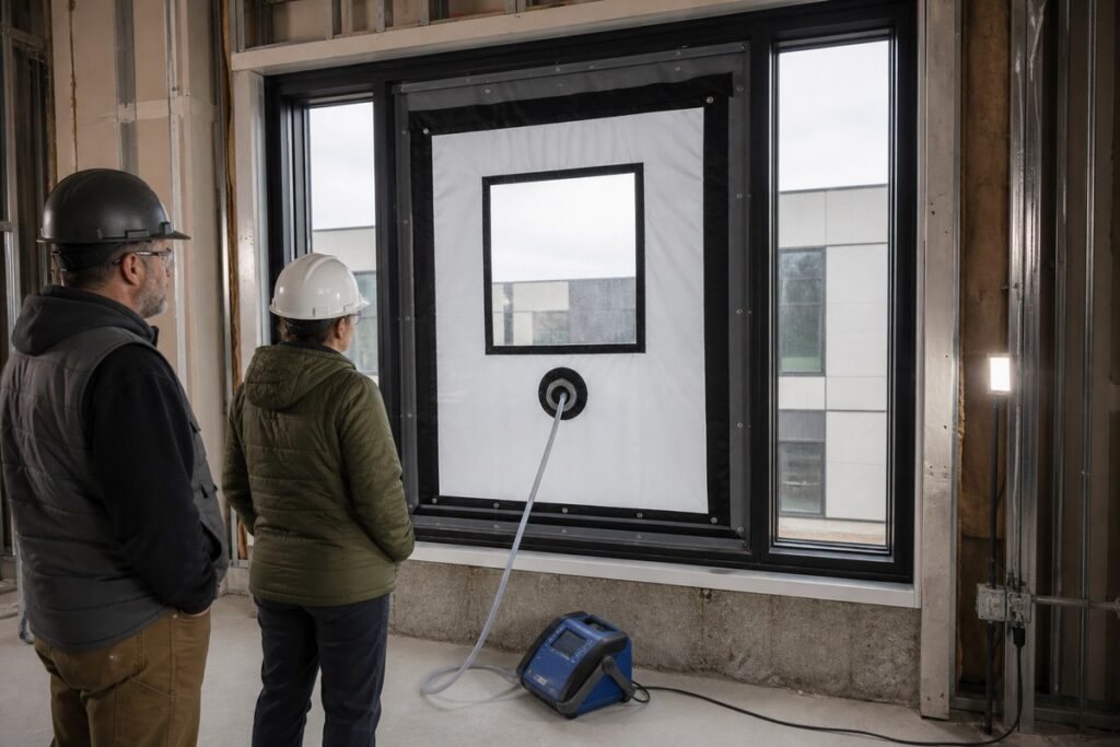 [03-scene-field-window-air-leakage-test.jpg](C:/Users/Admin/Desktop/敬城工装站点/output/imagegen/window-air-leakage-rating/03-scene-field-window-air-leakage-test.jpg)Field test for an installed commercial window
