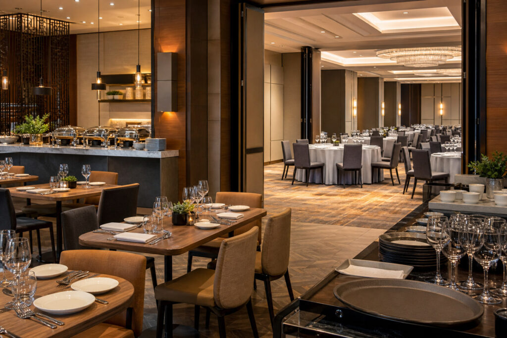 Hotel food and beverage OS&E planning
