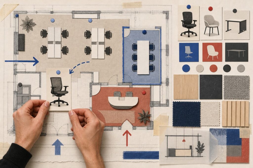 Office furniture scope and finish schedule