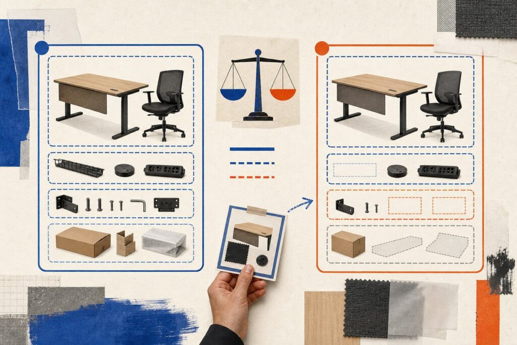 China office furniture supplier comparison
