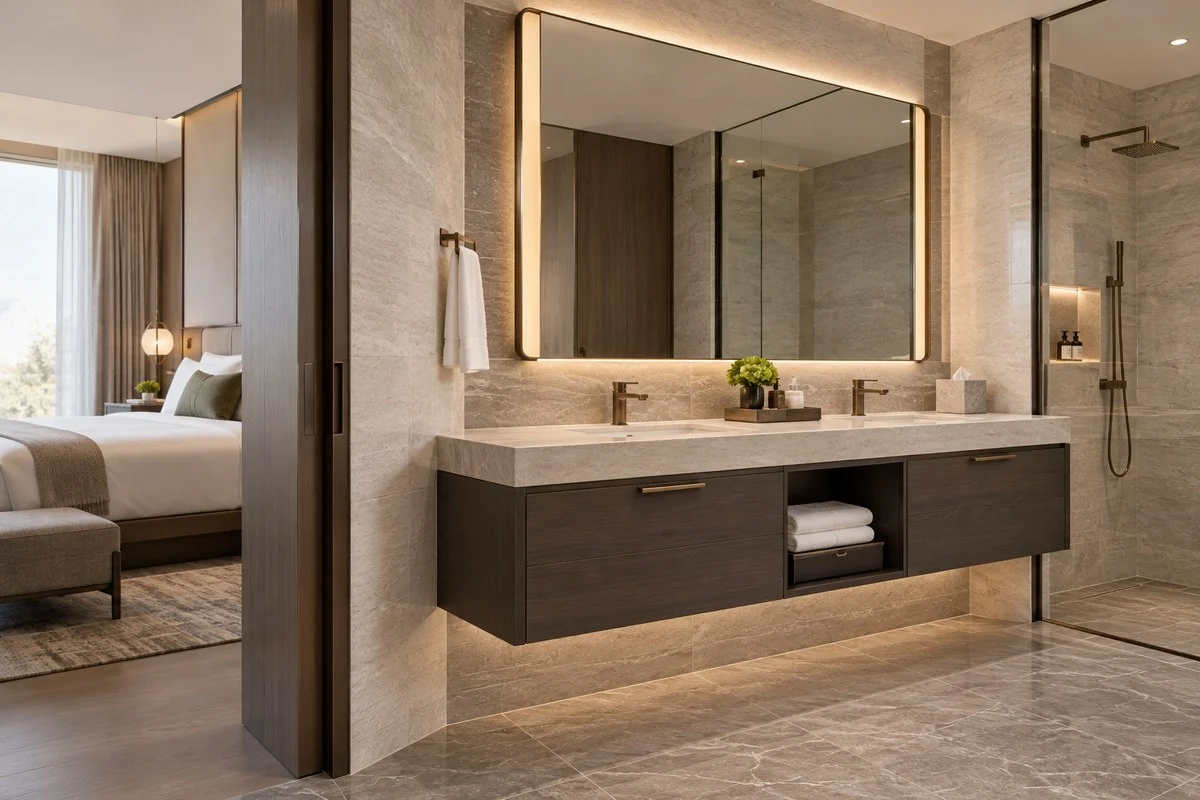 Hotel bathroom vanity dimensions