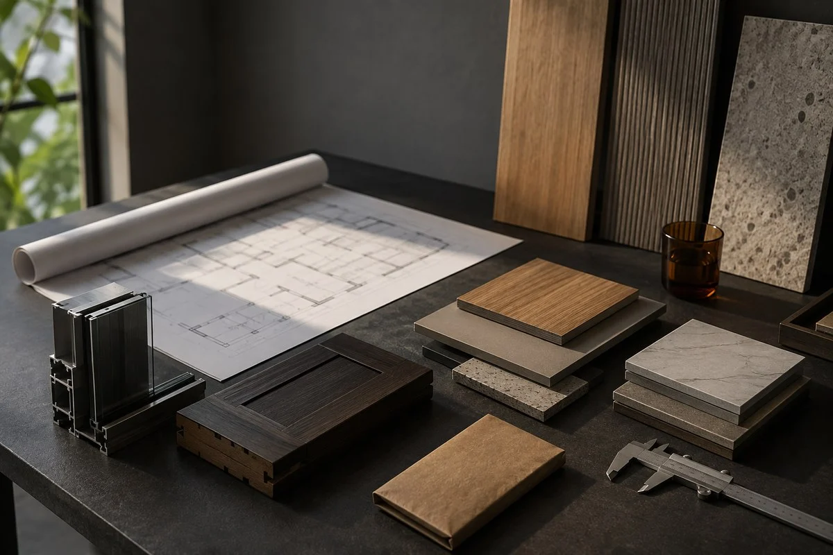 Foshan windows, doors, and project materials